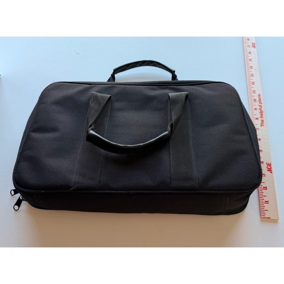 Vintage Apple Laptop Messenger Bag Black Logo Classic - Picture 2 of 7